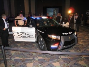 Carbon Motors E7 police car in Savannah.