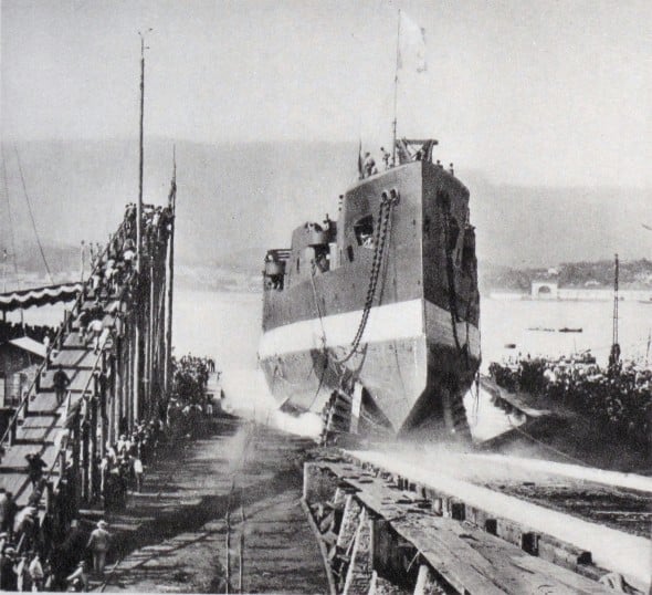 Launching of a Ship